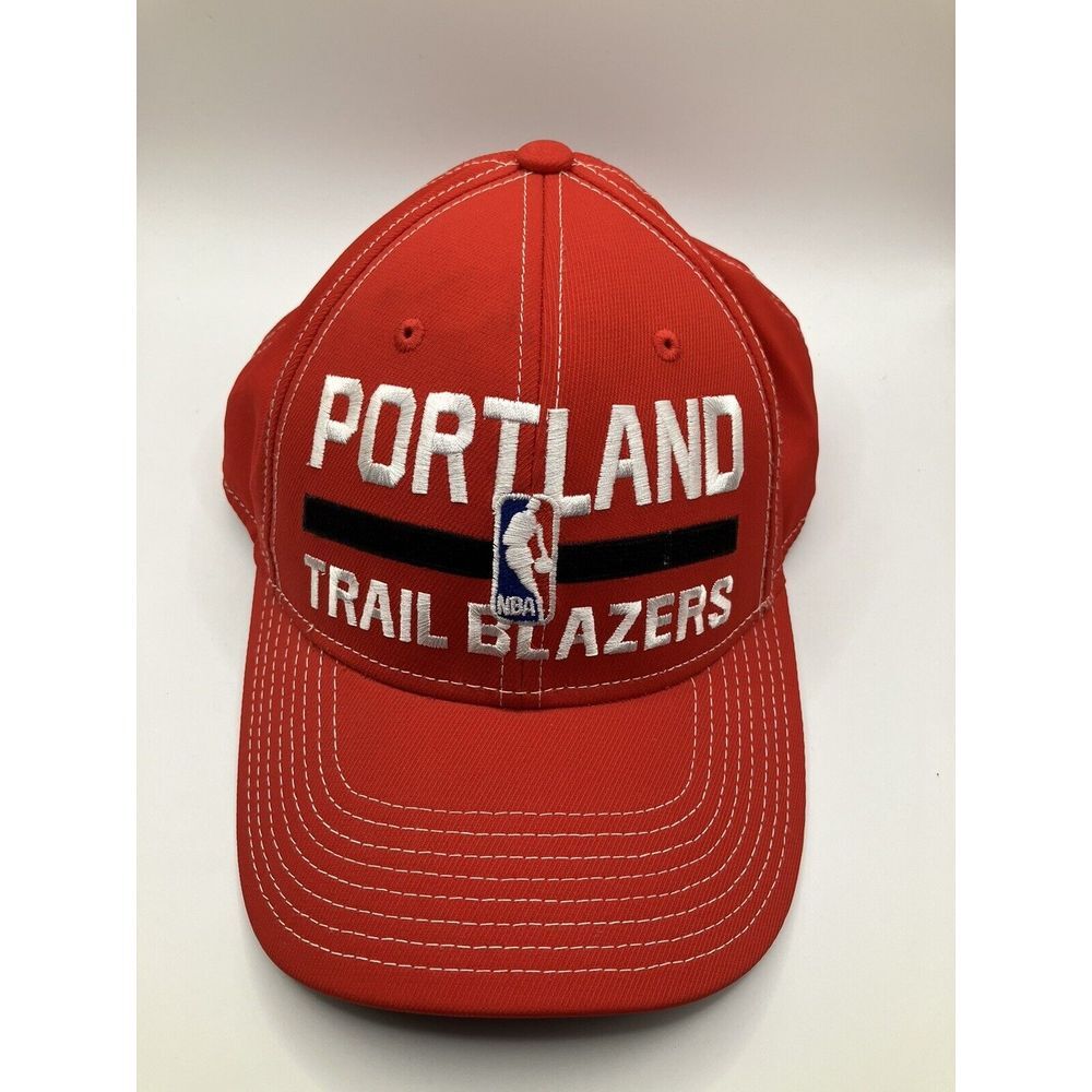 NEW Adidas Flex NBA Portland Trailblazers Cap Red OSFM‎ NWOT-D4